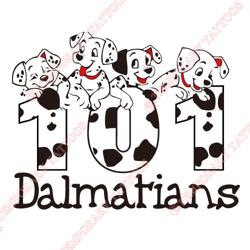 101 Dalmatians Customize Temporary Tattoos Stickers NO.626